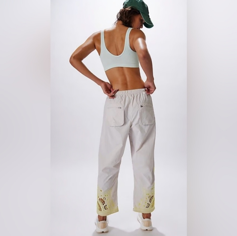 FREE PEOPLE Fly By Night Embroidered Pants NWT Medium - Picture 4 of 12